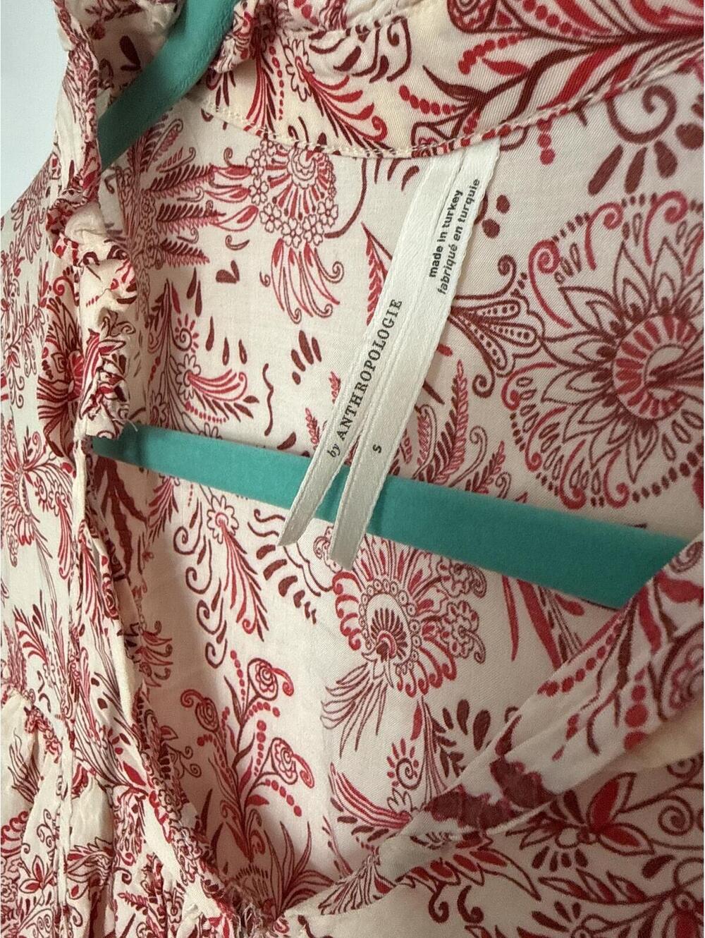 Anthropologie Printed Long Sleeve Blouse - Picture 2 of 4